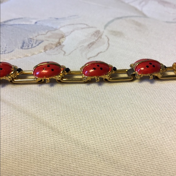 Vintage Ladybug Bracelet - Picture 3 of 5